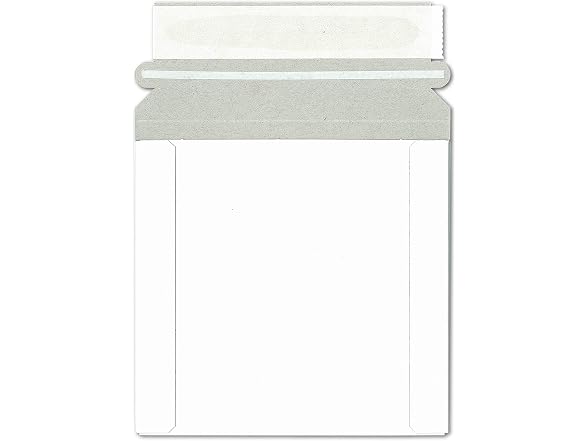 6x6 Rigid Paperboard Mailers, 15 Pack - Self-Seal Stay Flat Envelopes
