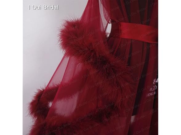 Old Hollywood Feather Robe Sexy Boudoir