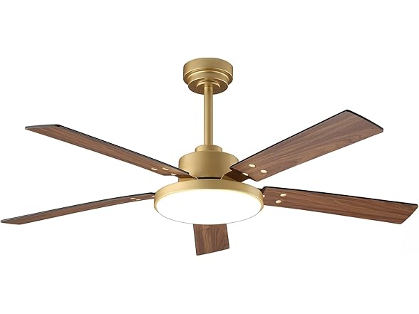 Parrot Uncle Ceiling Fan w/ Light & Remote, 52 Inch