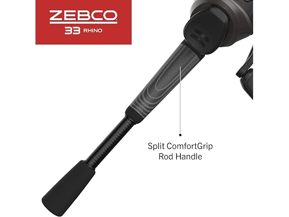 Zebco Rhino Max Spincast Reel Fishing Rod Combo