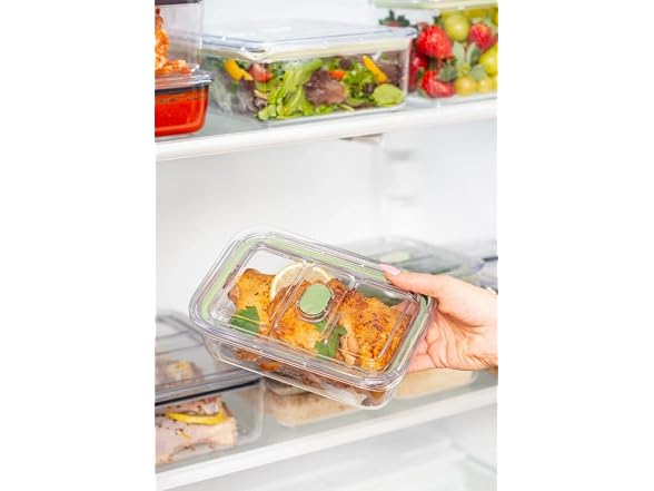 Latchlok  0.9 Cup Food Storage Containers, Set of 2 - Sage