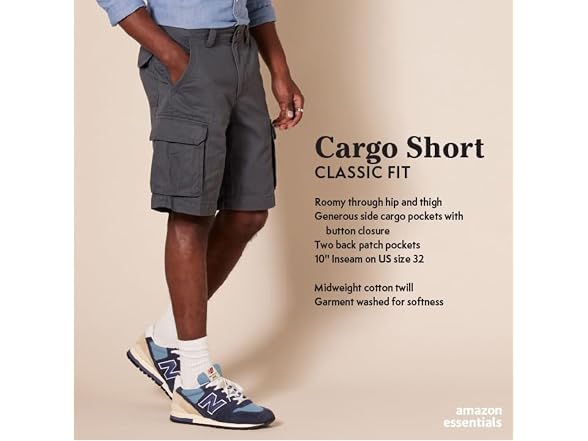Amazon Essentials Men Cargo Shorts