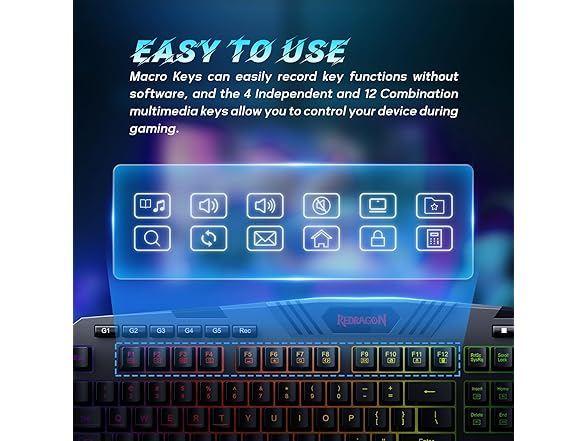 Redragon Gaming Keyboard and Mouse