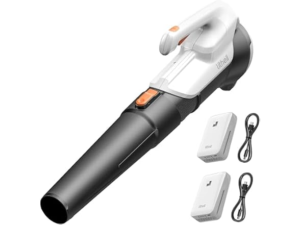 Litheli Cordless Leaf Blower with 2 Batteries