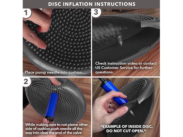 JFIT Inflatable Balance and Stability Disc