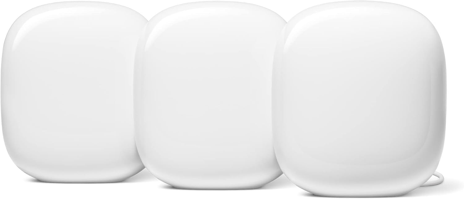 (3 PACK) (NEW) Google Nest WiFi Pro Mesh Router (Wi-Fi 6E) - Gallery 13