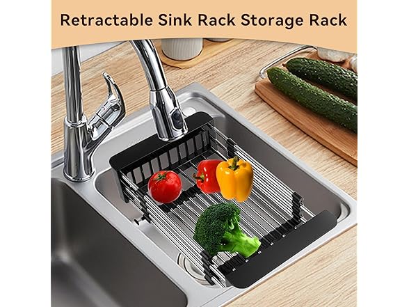 Expandable Over Sink Dish Drying Rack