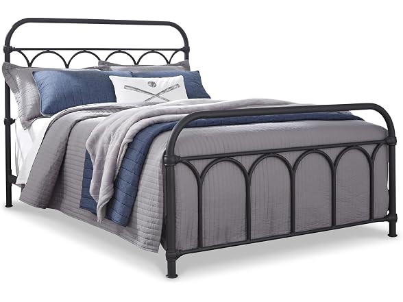 Ashley Nashburg Farmhouse Metal Bed Full