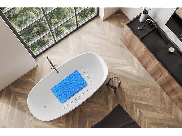 Splash Home Order Bathtub Mat Non-Slip, Shower Mat