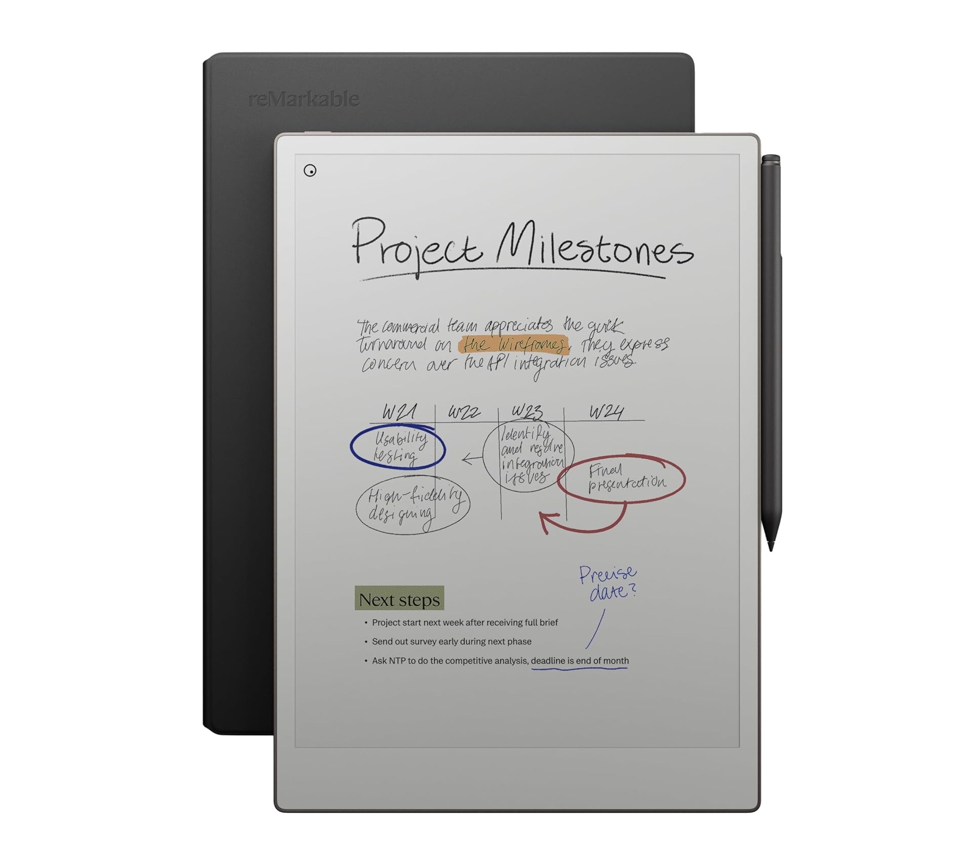 reMarkable Paper Pro Leather Folio Bundle - Gallery 12