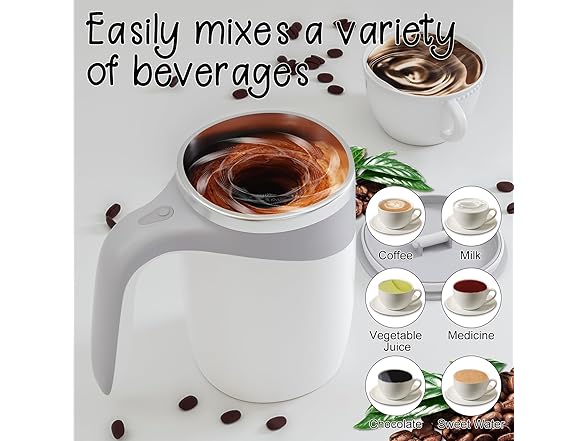 Automatic Magnetic Stirring Coffee Mug