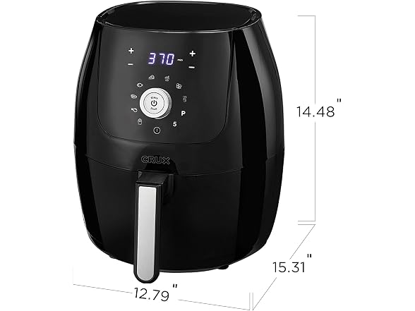 CRUX 6 Qt Digital Air Fryer