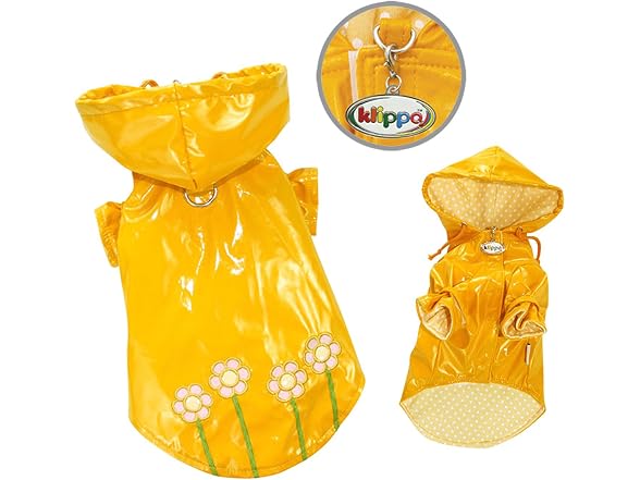 KLIPPO Dog/Puppy Daisy Waterproof Jacket
