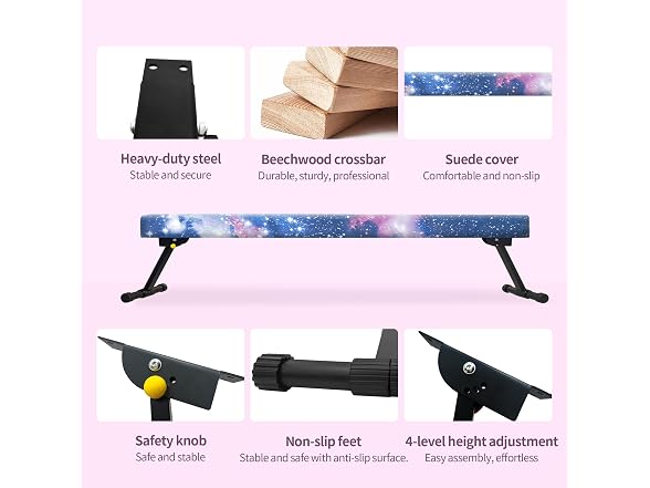 EL&IT Wings 6ft Gymnastic Balance Beam