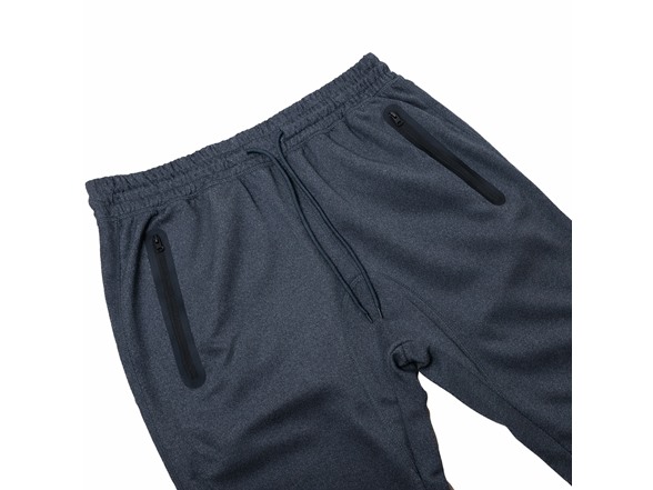 3Pk Asst Mens Tech Jogger w-Zip Pockets