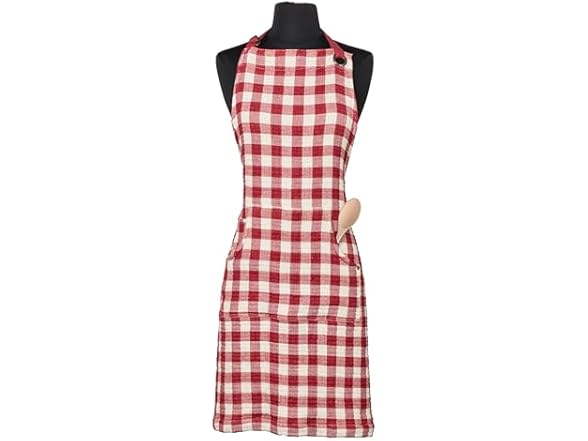 Abbott Collection Small Check Gingham Apron