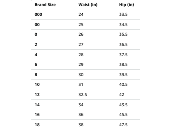 Amazon Womens Short (8, 10 & 18)