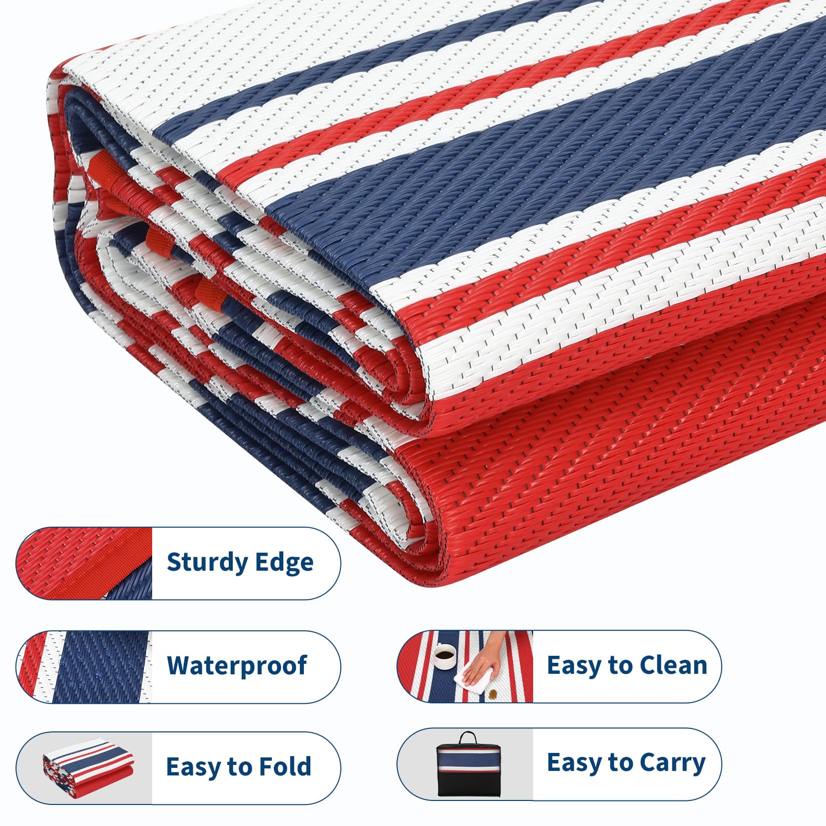 GarveeHome Outdoor Rug Mat for Patio - Gallery 16