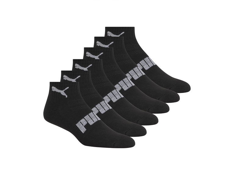 PUMA P601282 10-13 PUMA Men's 12-Pairs Quarter Crew Socks -