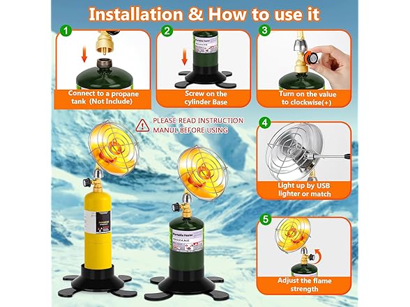 GasCalorix Portable Propane Heater