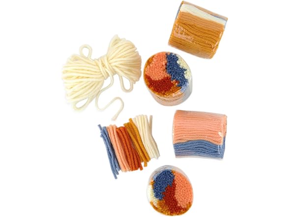 Dimensions Colorful Rainbow Beginner Latch Hook Kit