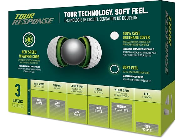 Tour Response Golf Balls 2025 - White