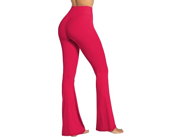 Sunzel Flare Leggings 34in L True Red