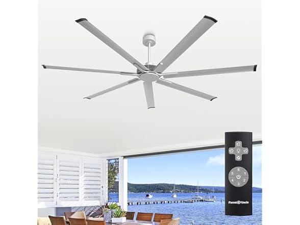 Parrot Uncle F8311-PU 84" Ceiling Fan