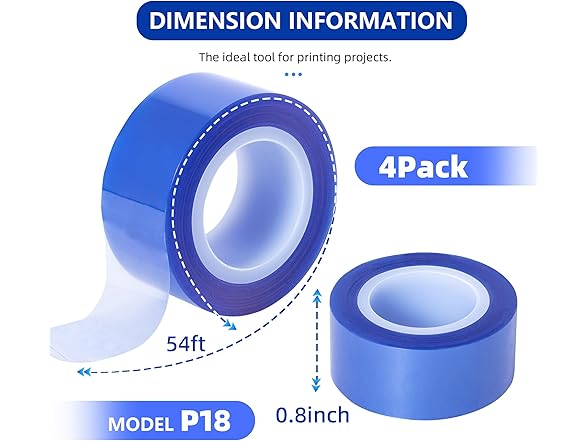 P18 Heat Tape, 4 Pack