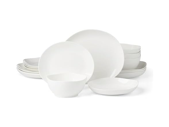 Lenox Studio 1414 Curve Bone China 16-Piece Dinnerware Set