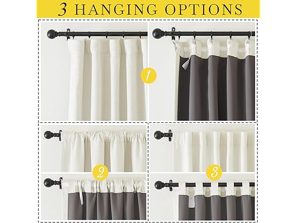 NICETOWN Blackout Curtain 50x84