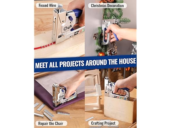 WORKPRO 4-in-1 Staple Gun