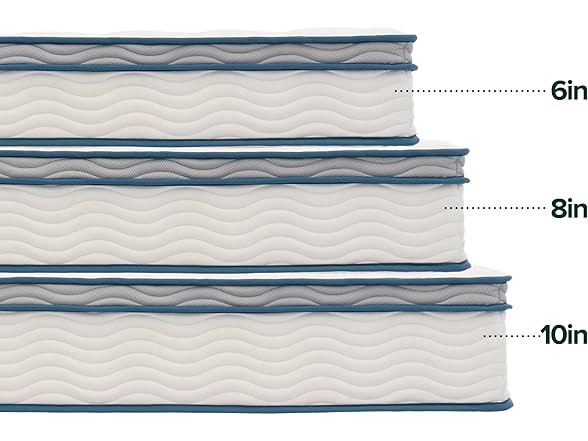 Zinus 6-In Spring Sensation Hybrid Mattress
