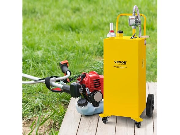 30 Gallon Fuel Caddy, Gas Storage Tank & Yellow
