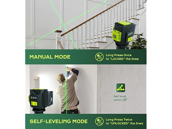 Laser Level Self Leveling 3x360