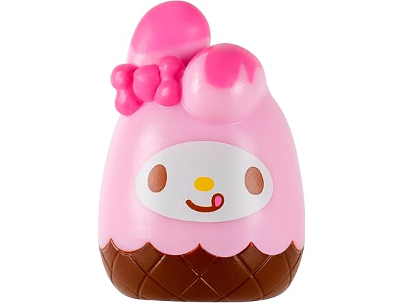 Squish-a-longs Hello Kitty Ice Cream Mini-Squish + Accessory 6-Pack