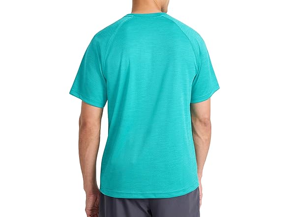 Reebok Mens Speed Short Sleeve Raglan Crewneck TShirt