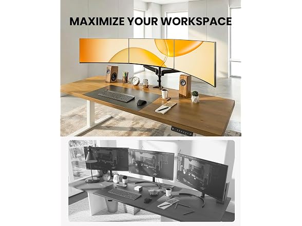 ErGear Triple Monitor Stand Fits Three - Gallery 7