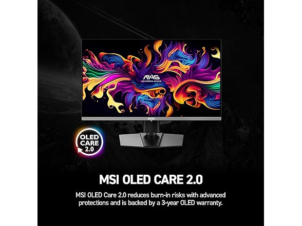 MSI 27" UHD Monitor | MAG 272UP QD-OLED X24