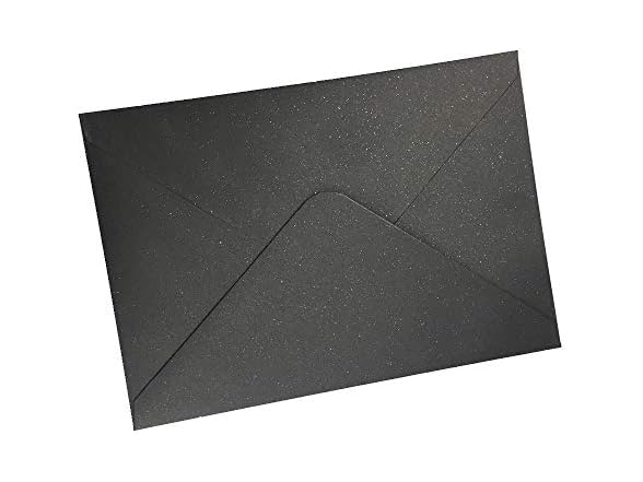 Lucky Star Pearl Black A7 Envelopes