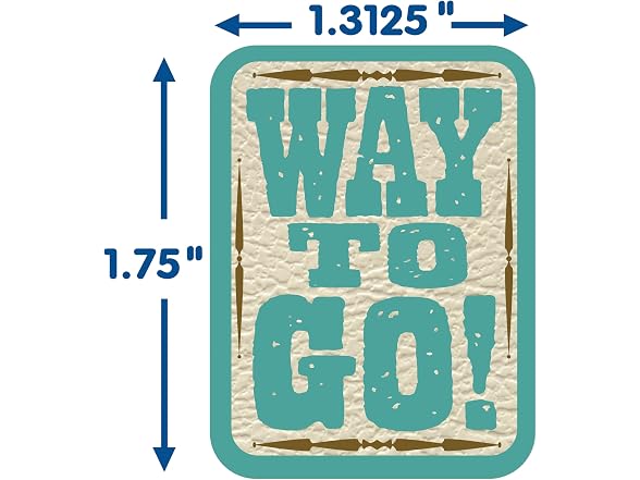Eureka 650815 Wild Wild Classroom Die-Cut Extra Large Stickers