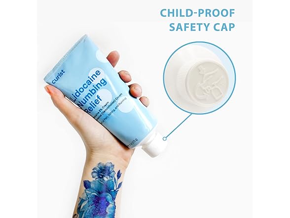 Curist 5% Lidocaine Cream Maximum Strength