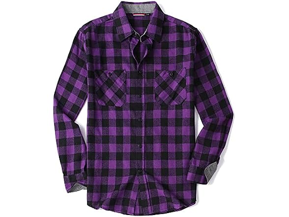 Esabel.C Men (L) Flannel Chest Pocket Shirt