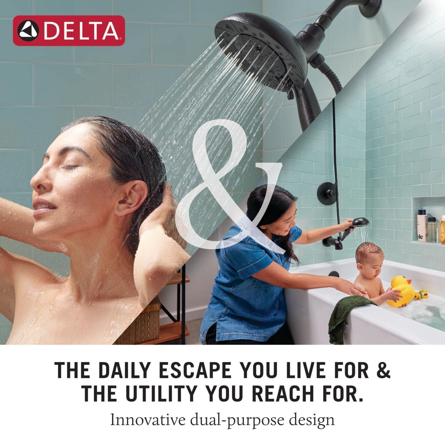 Delta Faucet In2ition 2-in-1 Shower Head (Chrome 75486C) - Gallery 10