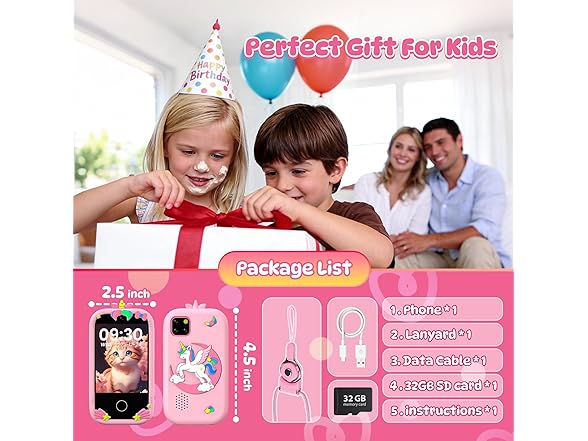 Uckqui Kids Smart Phone for Girls