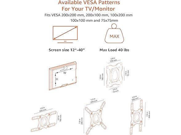 Amazon Basics Full Motion TV Wall Mount