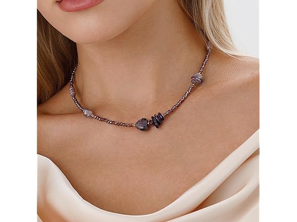 GINTEI Beaded Necklace for Women