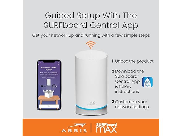 Arris Surfboard mAX Tri-Band Mesh System