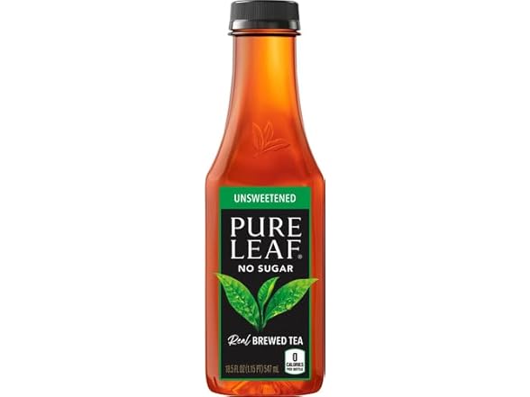 1CT Pure Leaf Iced Tea, Unsweetened Black Tea, 18.5 oz
