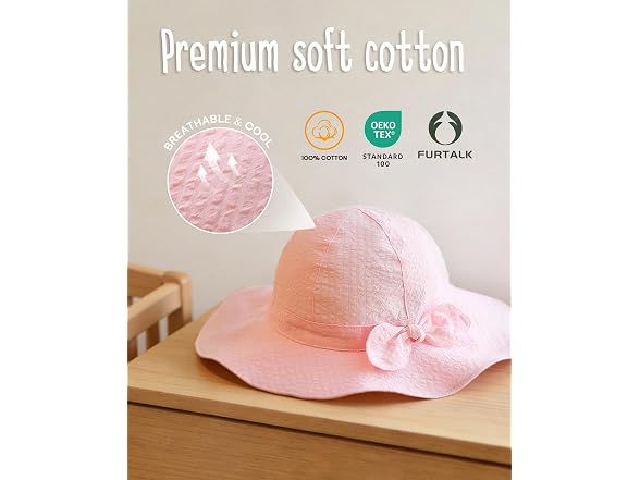FURTALK 3 Pack Baby Sun Hat